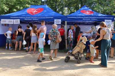 Stoisko SPZZLO Warszawa Żoliborz-Bielany w ujęcie perspektywy